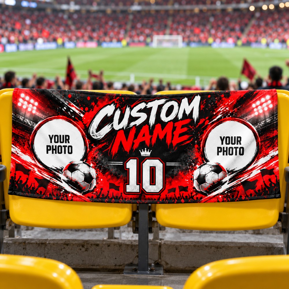 1PCS Custom Soccer Fan Towel P - đánh giá và giá Party Games Name
