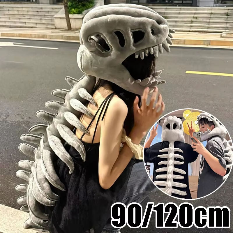 Dinosaur Skeleton Plush Hoodie - đánh giá và giá Party Games For Adults And Kids