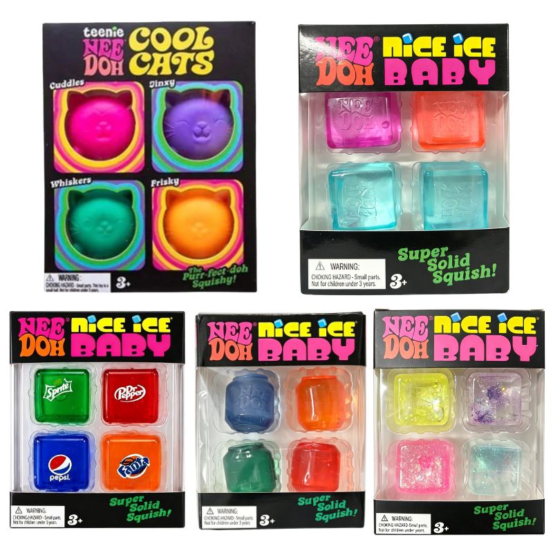 Mini 4 Pack Set Needoh Nice Ic - đánh giá và giá Party Games For Adults And Kids